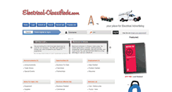 Desktop Screenshot of electrical-classifieds.com